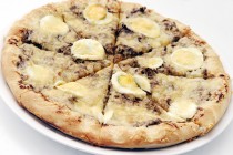 Csirkemájas pizza rátét