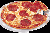 Szalámis pizza (4 személyre)